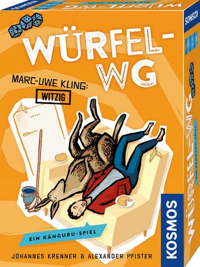 KOSMOS 693176 - Würfel-WG. Ein Känguru-Spiel, Von Marc-Uwe Kling, dem Autor der Känguru-Chroniken, als Witzig abgestempelt. Freches Würfelspiel v. Johannes Krenner u. Alexander Pfister für 2-4 Spieler