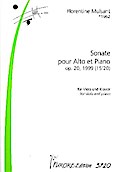 Sonate op.20 für Viola und Klavier