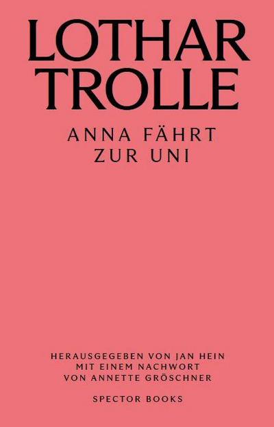 Anna fährt zur Uni