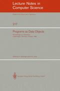 Programs as Data Objects