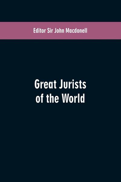 Great Jurists of the World