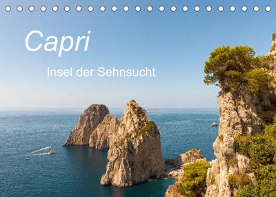 Capri, Insel der Sehnsucht (Tischkalender 2023 DIN A5 quer)