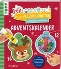 Das Adventskalender-Verbastelbuch für die Allerkleinsten. Schneiden und Kleben. Weihnachtskugeln.