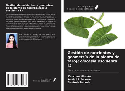 Gestión de nutrientes y geometría de la planta de taro(Colocasia esculenta L)