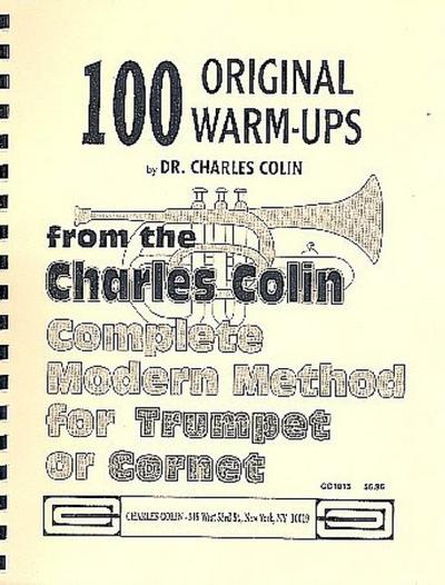 100 original Warm Upsfor trumpet or cornet