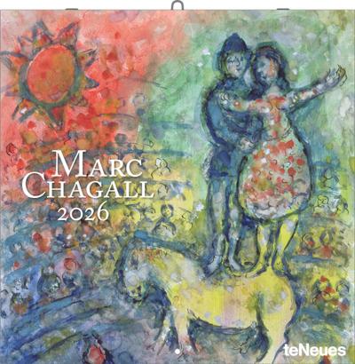 Marc Chagall 2026 - Wand-Kalender - Broschüren-Kalender - 30x30 - 30x60 geöffnet - Kunst-Kalender