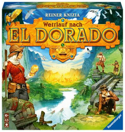 Ravensburger 26457 - Wettlauf nach El Dorado ’23, Strategiespiel, Spiel für Erwachsene und Kinder ab 10 - Taktikspiel geeignet für 2-4 Spieler