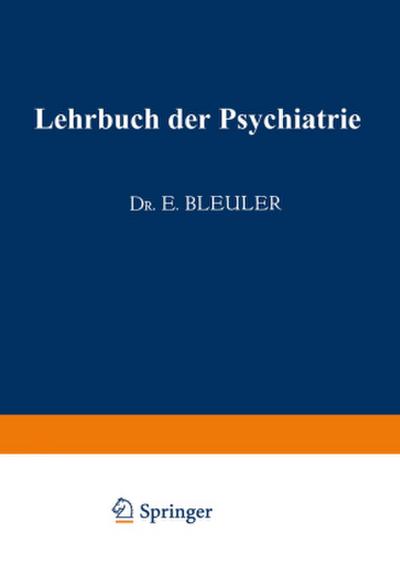 Lehrbuch der Psychiatrie
