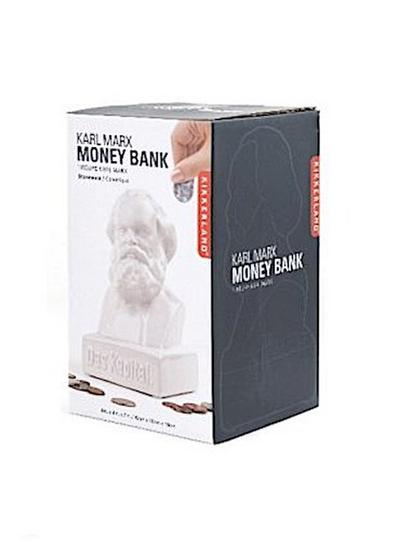 Karl Marx Money Bank weiss