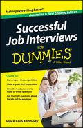Successful Job Interviews For Dummies - Australia / NZ, Australian and  New Zeal