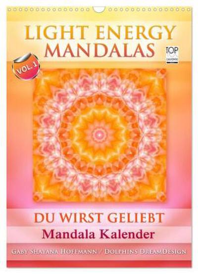 Light Energy Mandalas - Kalender - Vol. 1 (Wandkalender 2026 DIN A3 hoch), CALVENDO Monatskalender