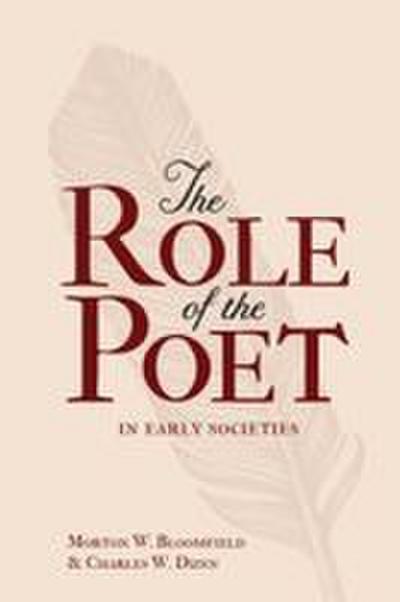 Role of the Poet in Early Societies