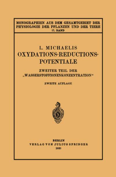 Oxydations-Reductions-Potentiale