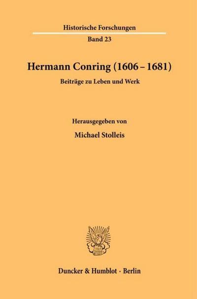 Hermann Conring (1606 - 1681).