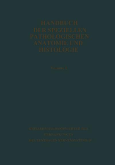Handbuch der speziellen pathologischen Anatomie und Histologie