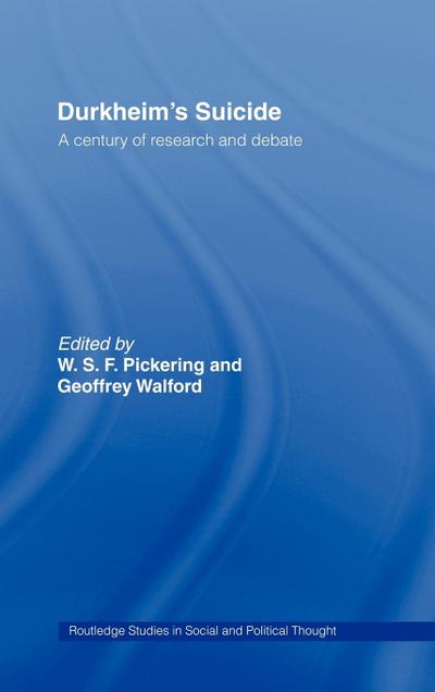 Durkheim’s Suicide