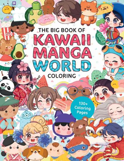 The Big Book of Kawaii Manga World Coloring