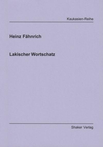 Lakischer Wortschatz