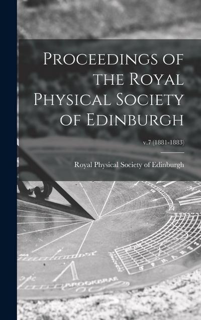 Proceedings of the Royal Physical Society of Edinburgh; v.7 (1881-1883)