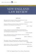 New England Law Review: Volume 48, Number 2 - Winter 2014