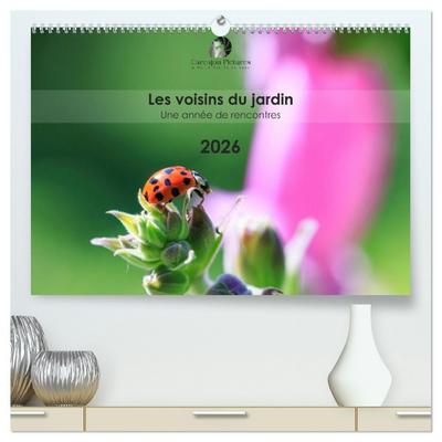Les voisins du jardin - Une année de rencontres  (Calendrier mural 2026 DIN A2 vertical) calendrier de bureau