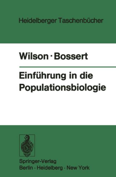 Einführung in die Populationsbiologie