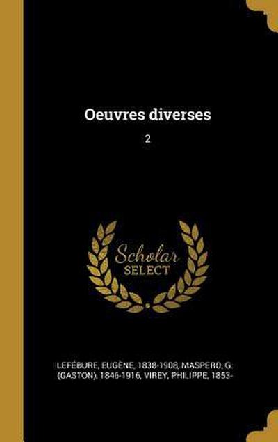 Oeuvres diverses