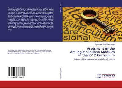 Assesment of the AralingPanlipunan Modules in the K-12 Curriculum