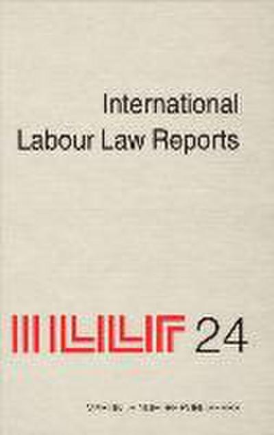 International Labour Law Reports, Volume 24