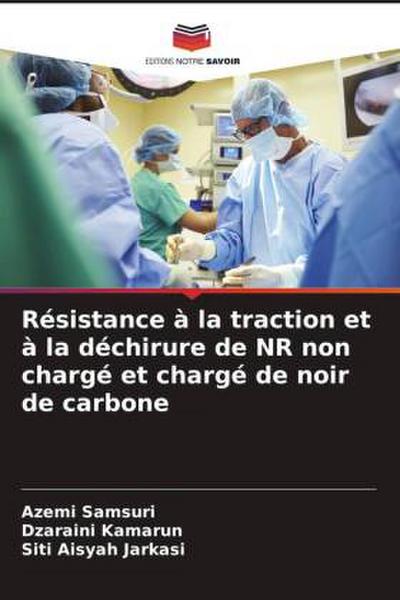 Résistance à la traction et à la déchirure de NR non chargé et chargé de noir de carbone