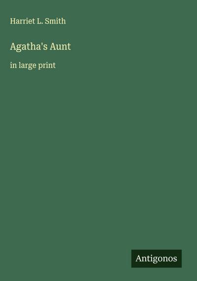 Agatha’s Aunt