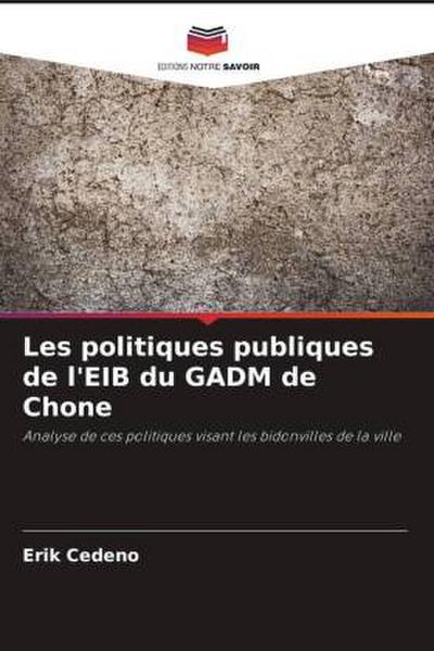 Les politiques publiques de l’EIB du GADM de Chone