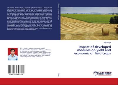Impact of developed modules on yield and economic of field crops