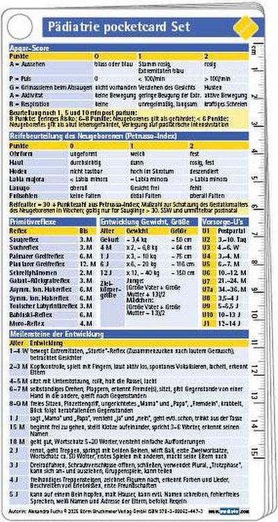 Pädiatrie pocketcard Set