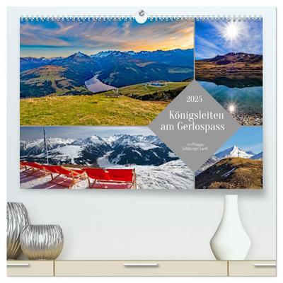 Königsleiten am Gerlospass (hochwertiger Premium Wandkalender 2025 DIN A2 quer), Kunstdruck in Hochglanz