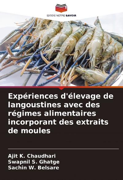 Expériences d’élevage de langoustines avec des régimes alimentaires incorporant des extraits de moules