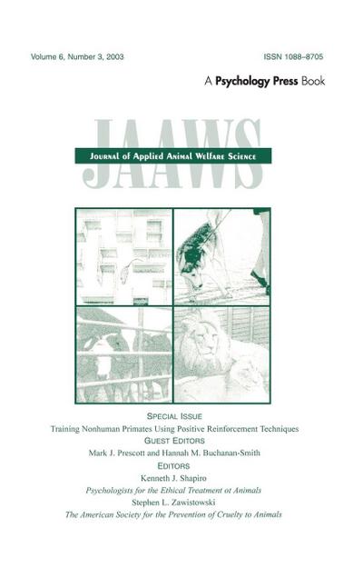 Training Nonhuman Primates Using Positive Reinforcement Techniques