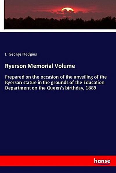 Ryerson Memorial Volume