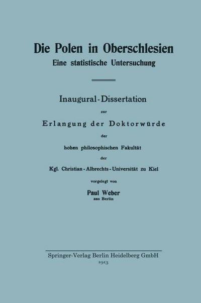 Die Polen in Oberschlesien