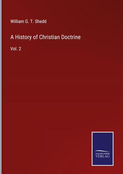 A History of Christian Doctrine