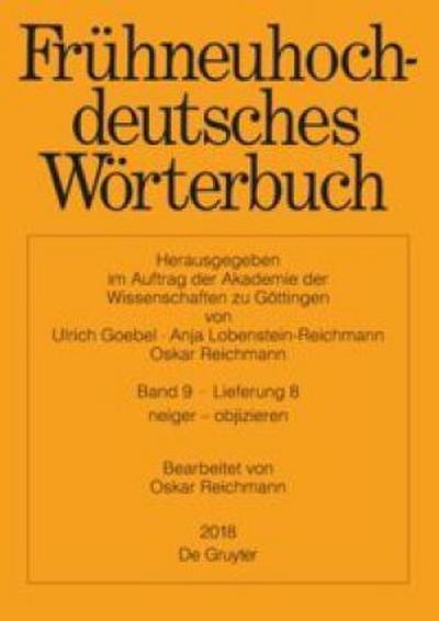 Frühneuhochdeutsches Wörterbuch neiger - objizieren