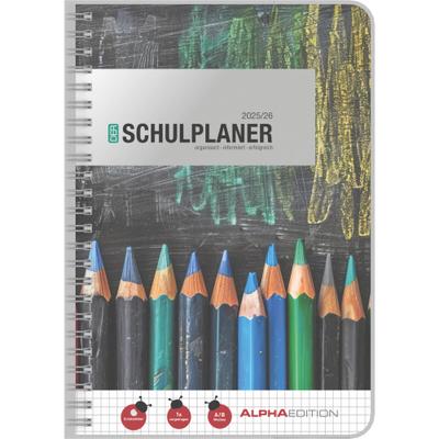 Schulplaner Ringbuch schwarz