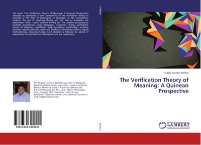The Verification Theory of Meaning: A Quinean Prospective