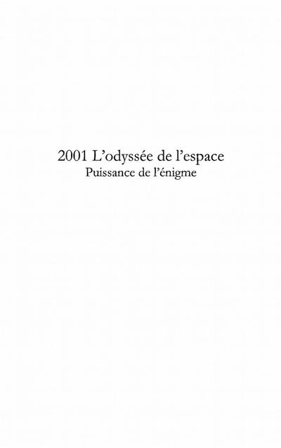 2001 l’odyssee de l’espace