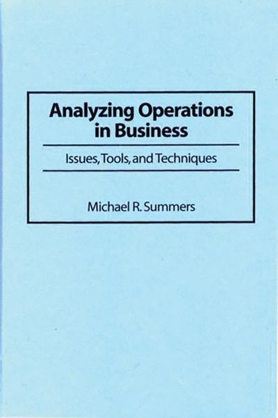 Analyzing Operations in Business