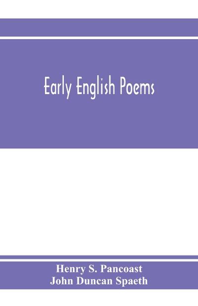 Early English poems