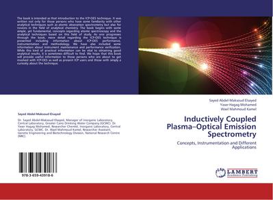 Inductively Coupled Plasma¿Optical Emission Spectrometry