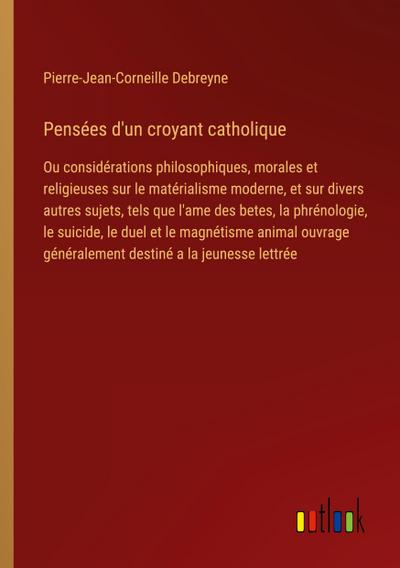 Pensées d’un croyant catholique