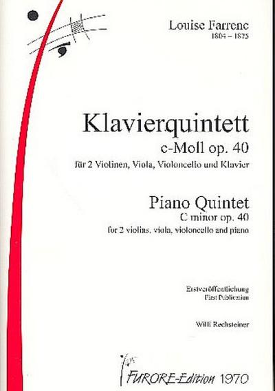 Quintett c-Moll op.40für Klavier und Streichquartett