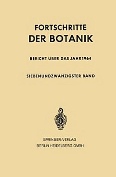 Fortschritte der Botanik